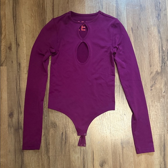 Simon Miller Purple Long Sleeve Bodysuit - Picture 1 of 7
